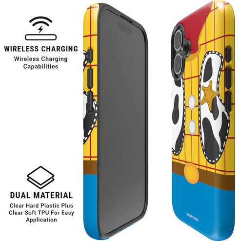 Disney Toy Story Woody Apparel iPhone 16 Plus Magsafe Impact Case